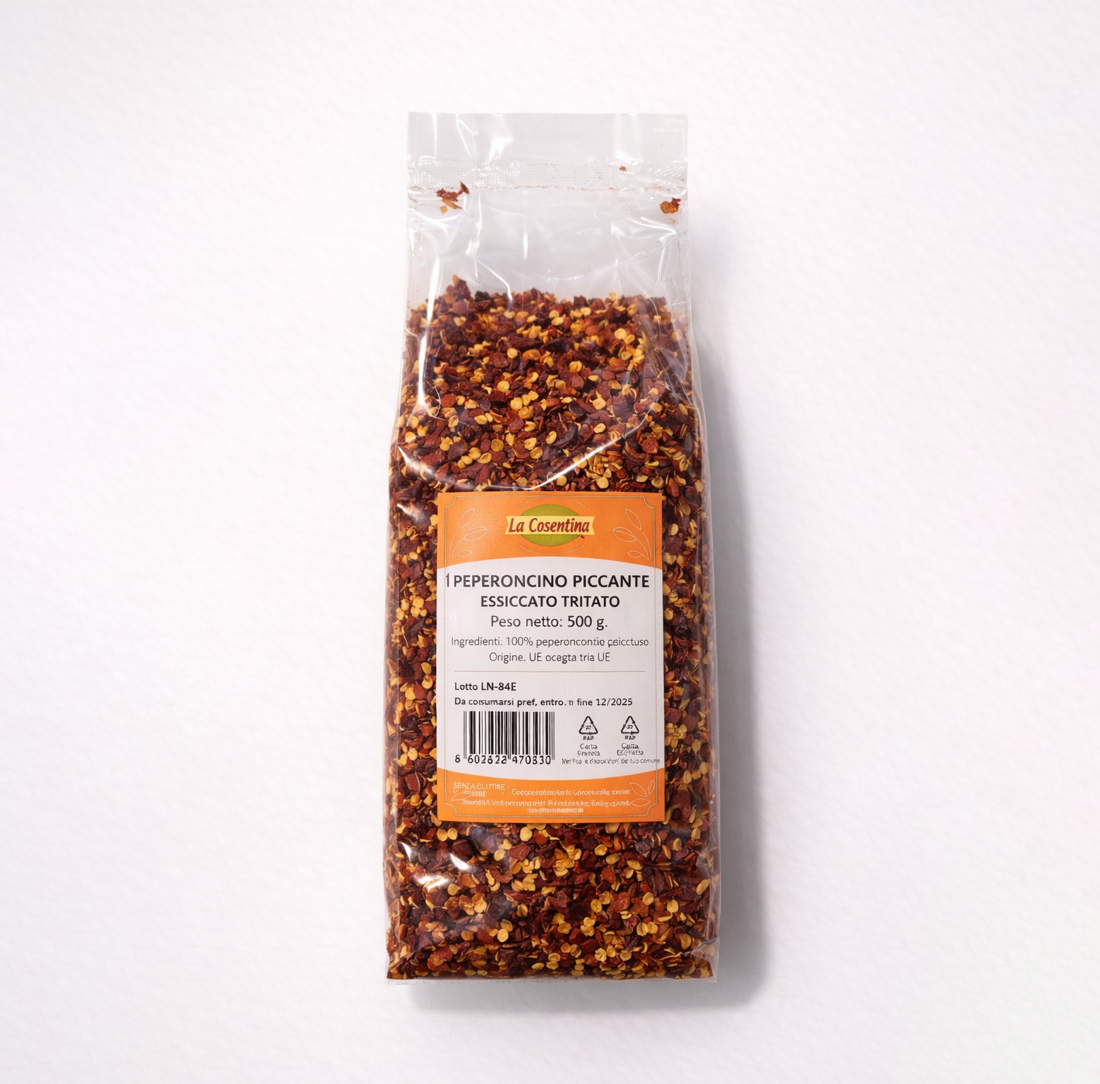 Peperoncino Piccante Frantumato 500 g